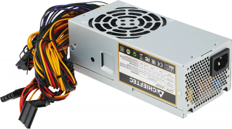 Chieftec Smart GPF-400P (ATX 2.3, 400W, TFX, >85 efficiency, Active PFC, 80mm fan) OEM