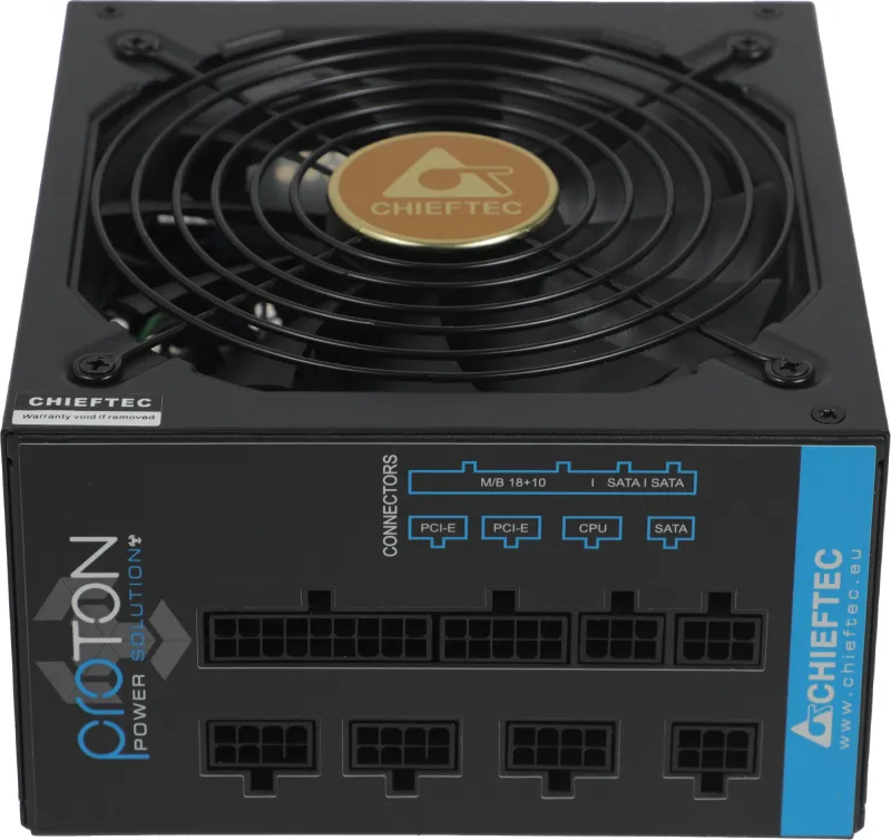 Chieftec PSU BDF-650С 650W Proton ATX2.3, EPS12V 230V 14cm Fan 80+Bronze Active PFC, 20+4, 8(4+4)p, 4*8(6+2)p, 6xSATA, 3xMolex, FDD