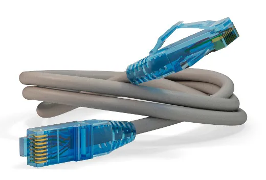 Патч-корд Hyperline PC-LPM-UTP-RJ45-RJ45-C6-2M-LSZH-GY UTP RJ-45 вил.-вилка RJ-45 кат.6 2м серый LSZH 24AWG