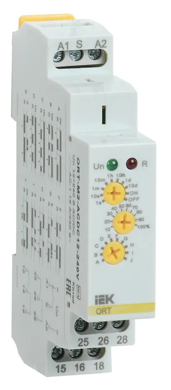 Реле времени IEK ORT 240В (ORT-M2-ACDC12-240V)