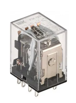 Реле промежуточное IEK РЭК78/4(MY4) 12В (RRP20-4-03-012D)