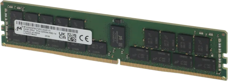 Память DDR4 Crucial MTA36ASF8G72PZ-3G2F1 64Gb DIMM ECC Reg PC4-25600 CL22 3200MHz