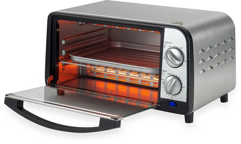 Мини-печь Hyundai MIO-HY071 9л. 800Вт серебристый/черный