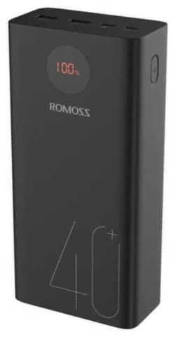 Мобильный аккумулятор Romoss PEA40PF 40000mAh PD 3A черный