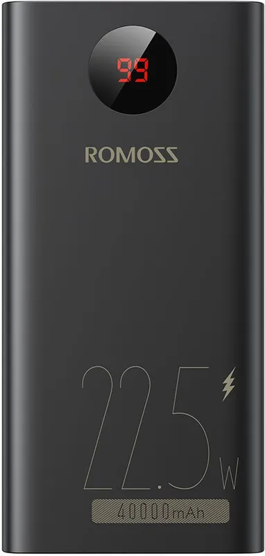 Мобильный аккумулятор Romoss PEA40PF 40000mAh PD 3A черный