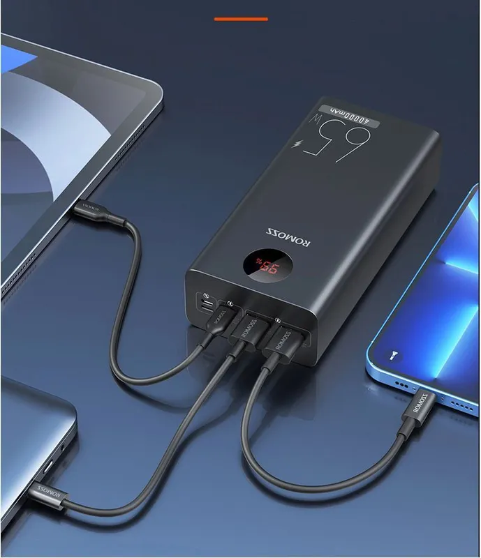 Мобильный аккумулятор Romoss PEA40PF 40000mAh PD 3A черный