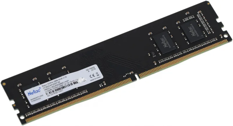 Оперативная память Netac Basic DIMM 8GB DDR4-2666 (PC4-21300) C19 19-19-19-43 1.2V Memory module