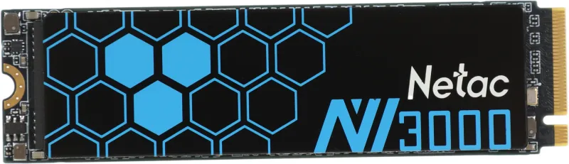SSD накопитель Netac SSD NV3000 250GB PCIe 3 x4 M.2 2280 NVMe 3D NAND, R/W up to 3000/1400MB/s, IOPS(R4K) 160K/120K, TBW 150TB, with heat sink, 5y wty