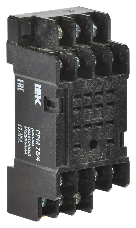 Разъем розеточный IEK РРМ78/4(PYF14A) винт.соед. 230 (RRP20D-RRM-4)