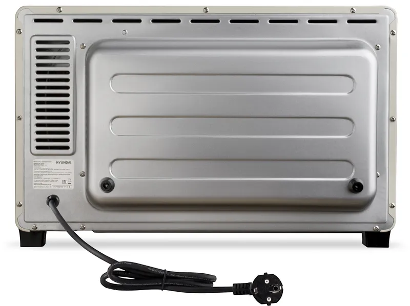 Мини-печь Hyundai MIO-HY084 33л. 1500Вт бежевый/хром