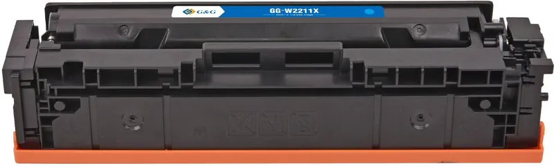 Картридж Cartridge G&G 207X для HP CLJ M255/M282/M283, с чипом (2 450стр.), голубой (аналог W2211X)