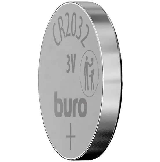 Батарея Buro Lithium CR2032 (1шт) блистер