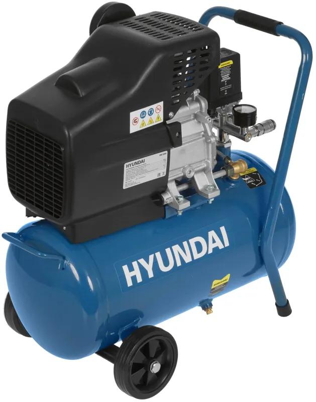 Компрессор поршневой Hyundai HYC 2324 масляный 230л/мин 24л 1500Вт синий/черный