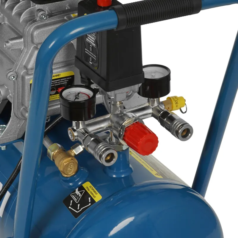 Компрессор поршневой Hyundai HYC 2324 масляный 230л/мин 24л 1500Вт синий/черный