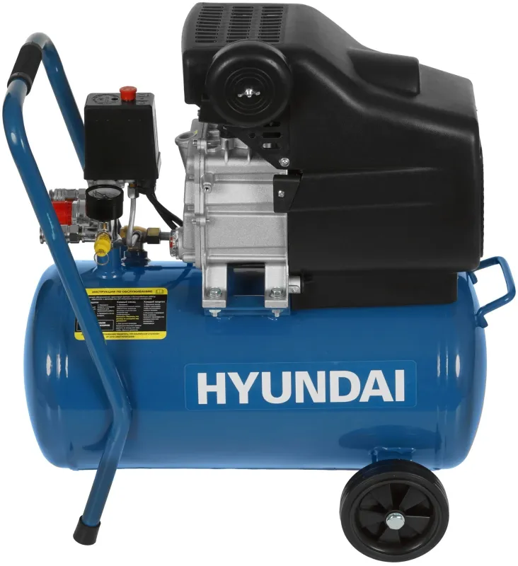 Компрессор поршневой Hyundai HYC 2324 масляный 230л/мин 24л 1500Вт синий/черный