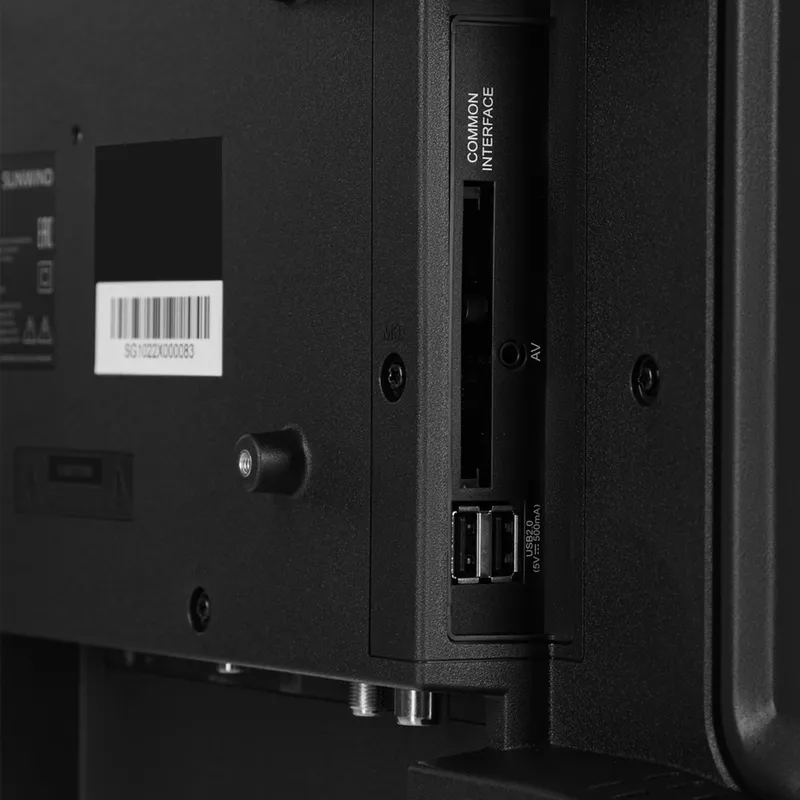 Телевизор LED SunWind 24" SUN-LED24XS310 Яндекс.ТВ черный HD 60Hz DVB-T DVB-T2 DVB-C DVB-S DVB-S2 USB WiFi Smart TV