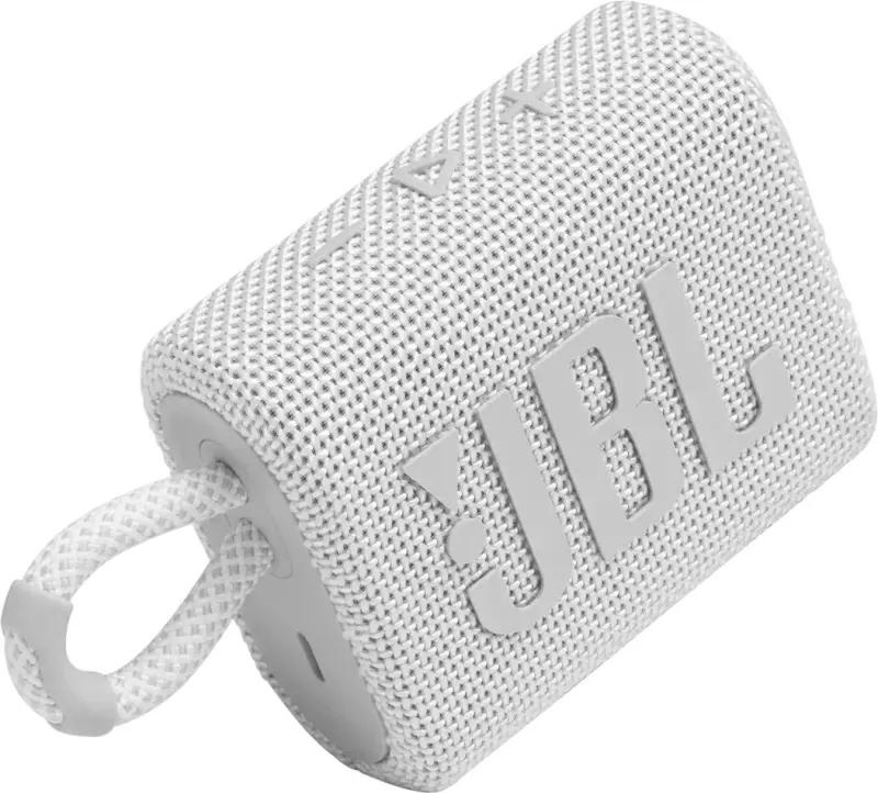 Колонка порт. JBL GO 3 белый 4.2W 1.0 BT 10м (JBLGO3WHT)