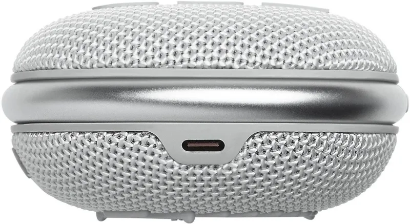 Колонка порт. JBL Clip 4 белый 5W 1.0 BT 15м 500mAh (JBLCLIP4WHT)