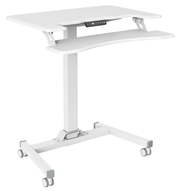 Стол для ноутбука Cactus VM-FDE103 столешница МДФ белый 91.5x56x123см (CS-FDE103WWT)