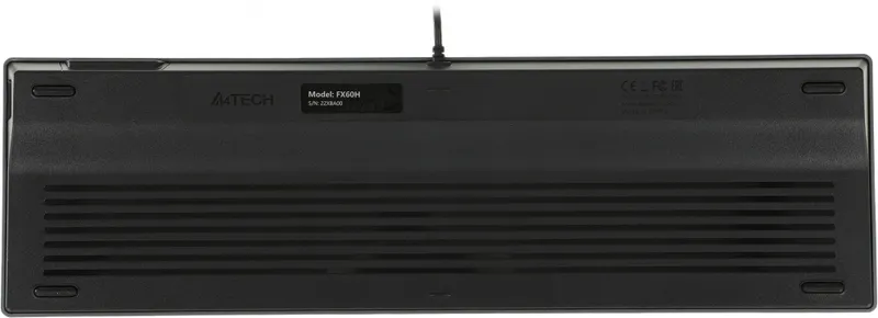 Клавиатура A4Tech Fstyler FX60H серый USB slim LED (FX60H GREY/WHITE)