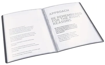 Папка с 20 прозр.вклад. Esselte Vivida 623992 A4 полипропилен черный