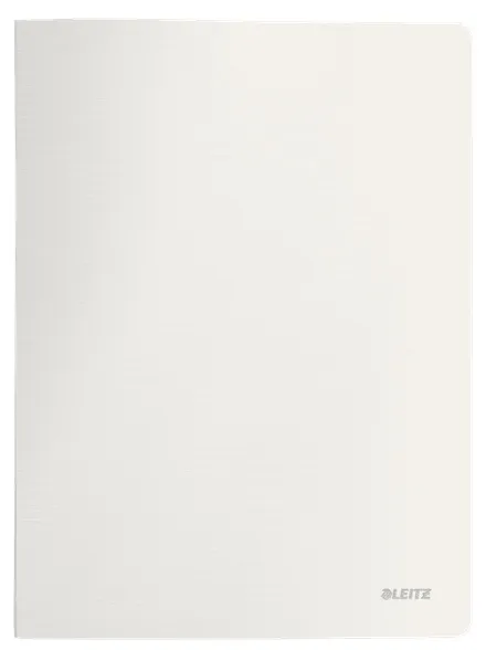 Папка с 20 прозр.вклад. Leitz Style 39580004 A4 полипропилен белая сталь