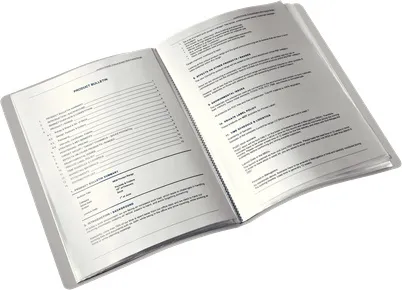 Папка с 20 прозр.вклад. Leitz Style 39580004 A4 полипропилен белая сталь