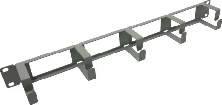 Кабельный органайзер Горизонтальный NT CO-HО G 089504 односторонний кольца 1U шир.:19" глуб.:60мм с отверстием