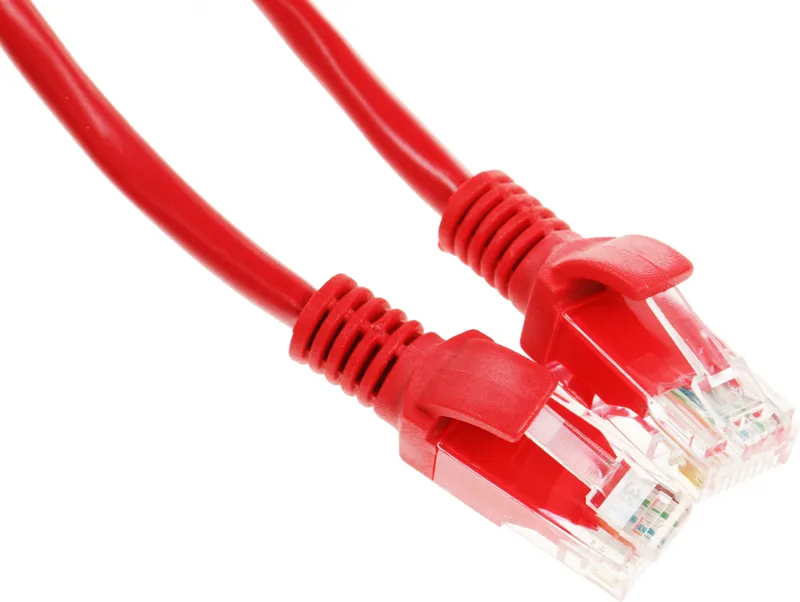 Патч-корд Premier PP12-0.25M/R 1000Гбит/с UTP 4 пары cat.5E CCA molded 0.25м красный RJ-45 (m)-RJ-45 (m)