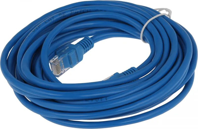 Патч-корд Premier PP12-5M/B 1000Гбит/с UTP 4 пары cat.5E CCA molded 5м синий RJ-45 (m)-RJ-45 (m)