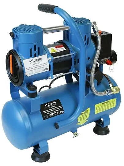 Компрессор поршневой Sturm! AC93210OL безмасляный 180л/мин 10л 900Вт синий/черный
