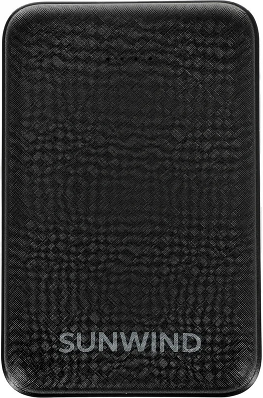 Мобильный аккумулятор SunWind SPB10A 10000mAh 10W 2A 2xUSB-A черный (SPB10A10PBK)
