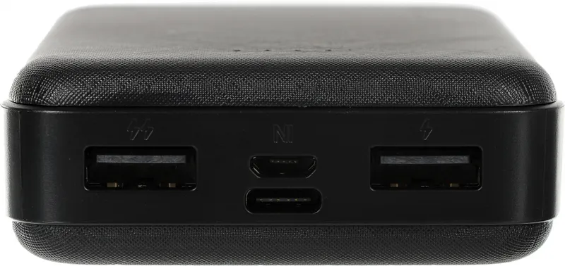 Мобильный аккумулятор SunWind SPB10A 10000mAh 10W 2A 2xUSB-A черный (SPB10A10PBK)