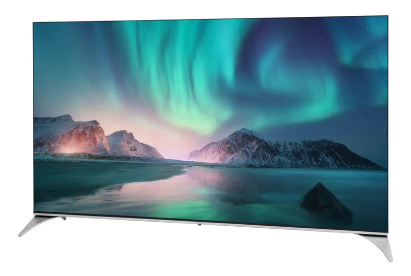 Телевизор QLED Hyundai 65" H-LED65QBU7500 Android TV Frameless черный 4K Ultra HD 60Hz DVB-T DVB-T2 DVB-C DVB-S DVB-S2 USB WiFi Smart TV