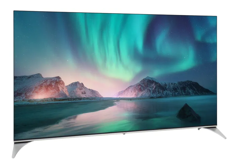 Телевизор QLED Hyundai 65" H-LED65QBU7500 Android TV Frameless черный 4K Ultra HD 60Hz DVB-T DVB-T2 DVB-C DVB-S DVB-S2 USB WiFi Smart TV