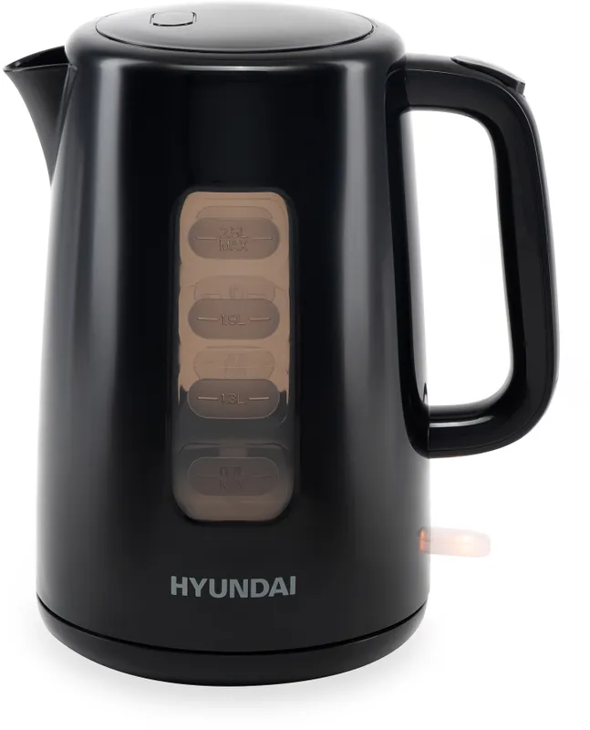 Чайник электрический Hyundai HYK-P2501 2.5л. 2200Вт черный (корпус: пластик)