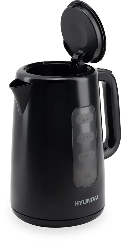 Чайник электрический Hyundai HYK-P2501 2.5л. 2200Вт черный (корпус: пластик)