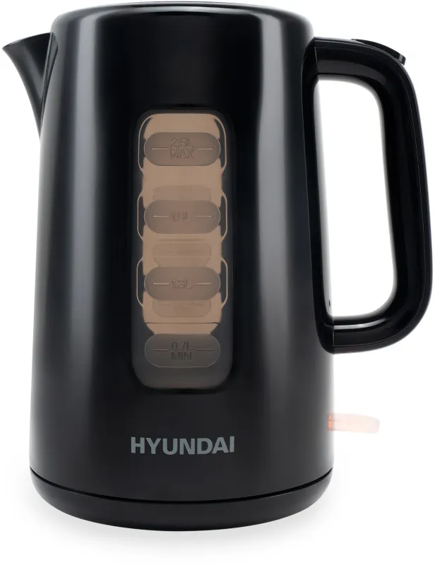 Чайник электрический Hyundai HYK-P2501 2.5л. 2200Вт черный (корпус: пластик)