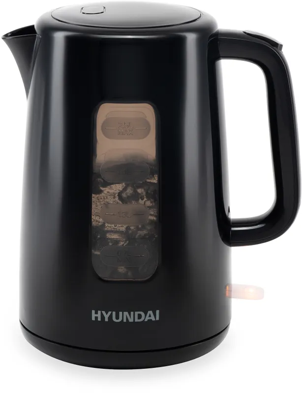 Чайник электрический Hyundai HYK-P2501 2.5л. 2200Вт черный (корпус: пластик)