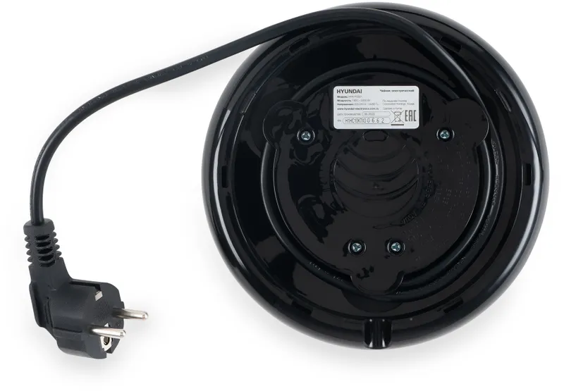 Чайник электрический Hyundai HYK-P2501 2.5л. 2200Вт черный (корпус: пластик)