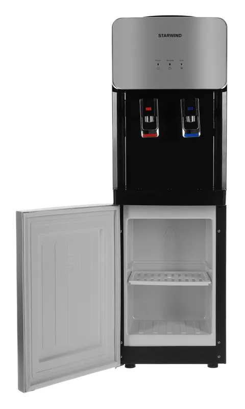 Кулер Starwind SW-1011EB напольный электронный черный/серебристый