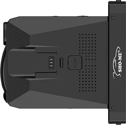 Видеорегистратор с радар-детектором Sho-Me Combo Raptor WiFi GPS ГЛОНАСС черный