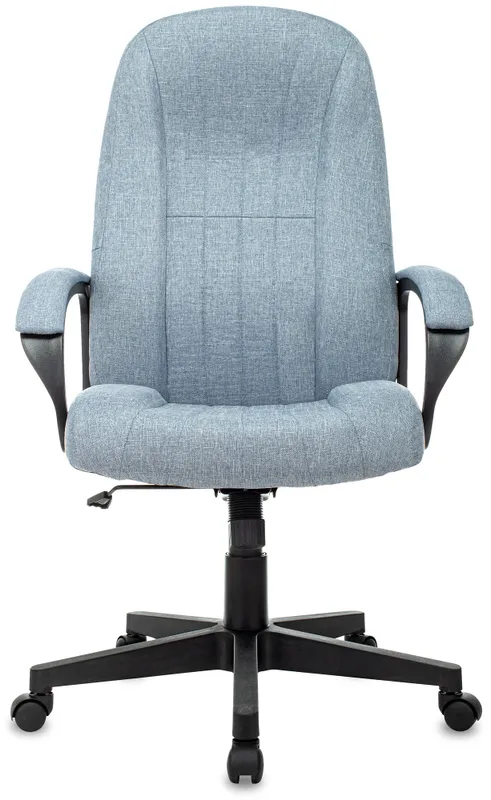 Кресло руководителя Бюрократ T-898 светло-голубой 38-405 крестов. пластик