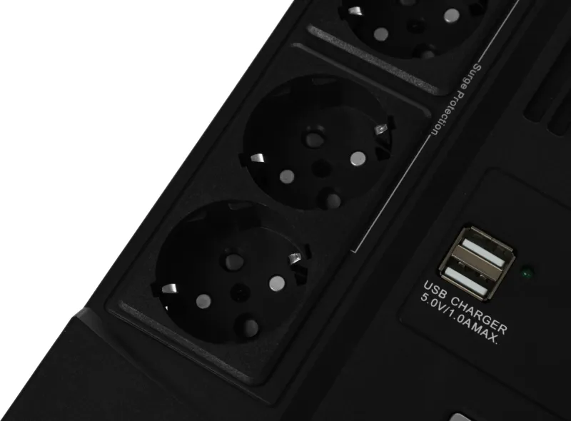 Источник бесперебойного питания Импульс Мастер 800 480Вт 800ВА черный