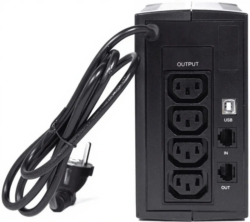 Источник бесперебойного питания Импульс Юниор 650 360Вт 650ВА черный