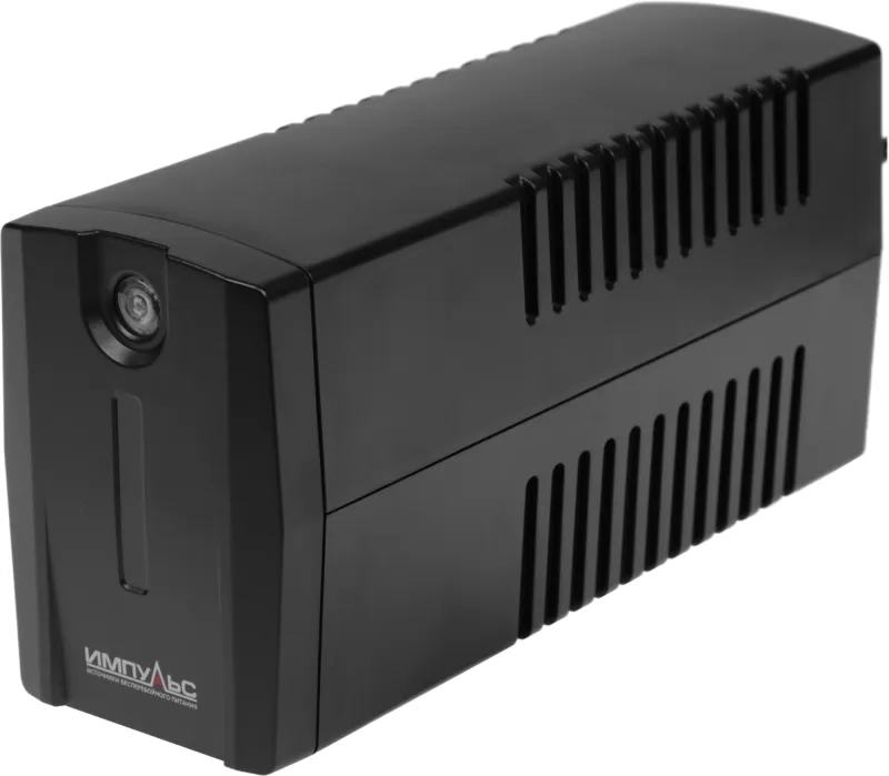 Источник бесперебойного питания Импульс Юниор Смарт 600 360Вт 600ВА черный