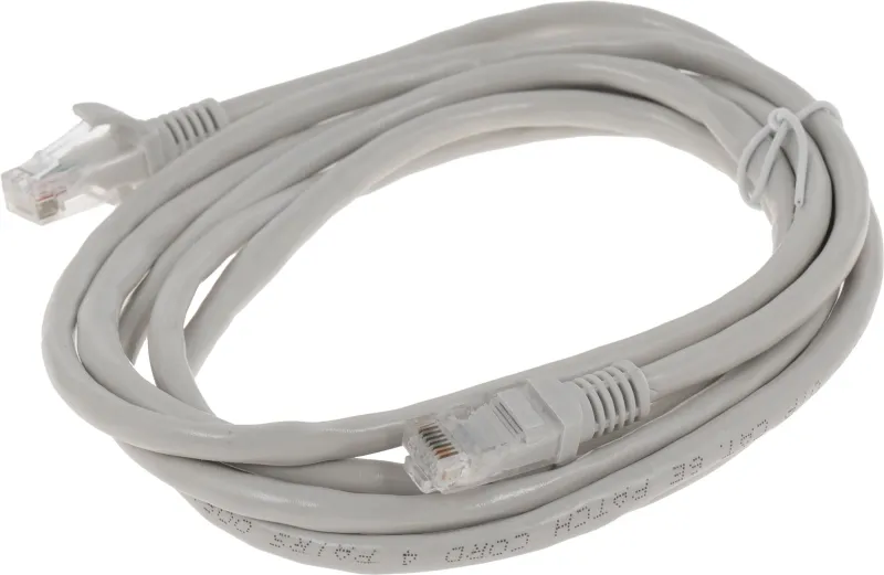 Патч-корд Premier PP6U-2M 10000Гбит/с UTP 4 пары cat.6 CCA molded 2м серый RJ-45 (m)-RJ-45 (m)