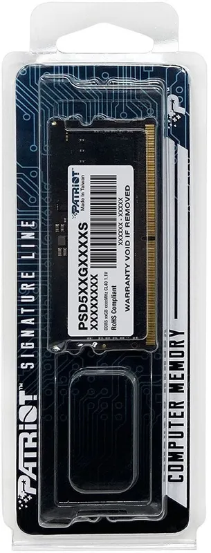Память DDR5 8Gb 4800MHz Patriot PSD58G480041S RTL PC5-38400 CL40 SO-DIMM 260-pin 1.1В single rank Ret