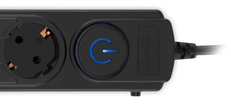 Сетевой фильтр Ippon BK-6-UPS-1.8-10-B 1.8м (6 розеток) черный (коробка)