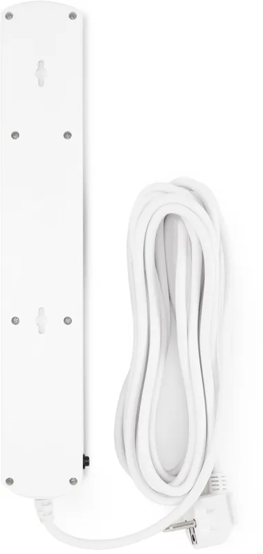 Сетевой фильтр Ippon BK-6-EU-5-10-W 5м (6 розеток) белый (коробка)